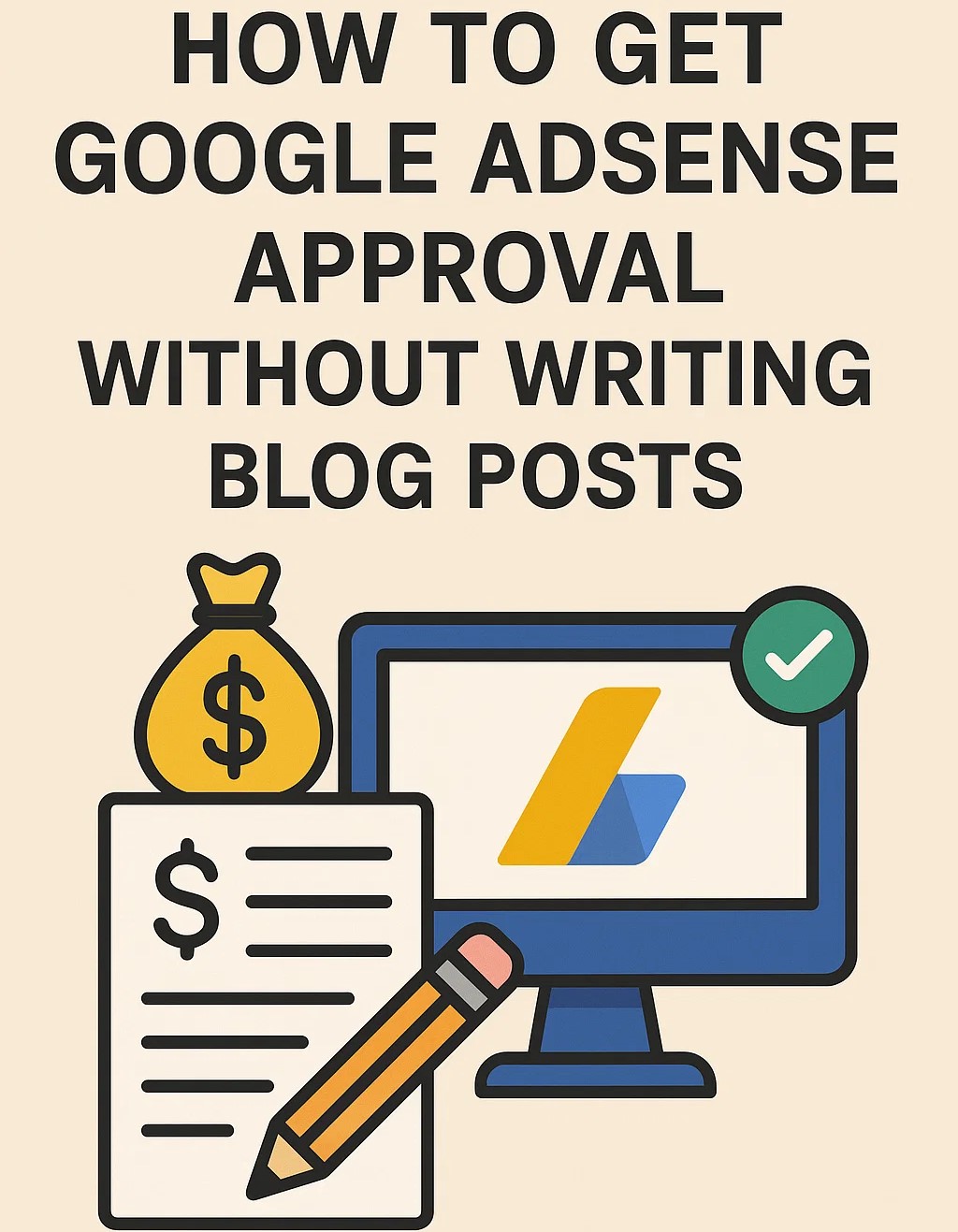 How To Get Google AdSense Approval Without Writing Blog Posts